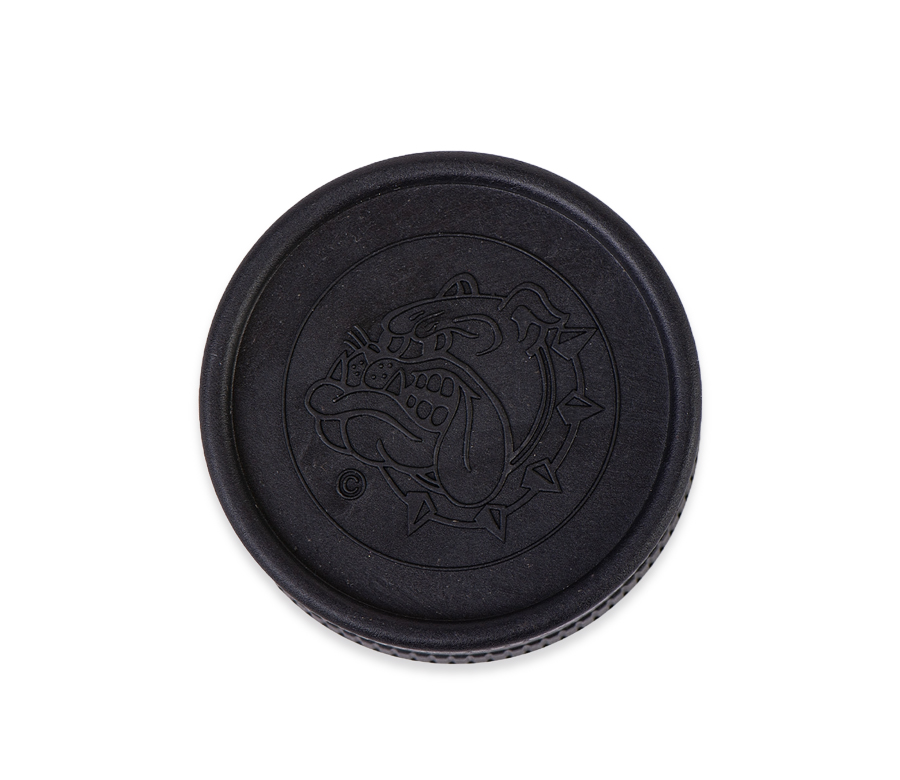 B24 BULLDOG Hemp Grinder (⌀55 mm / 2-part) - black