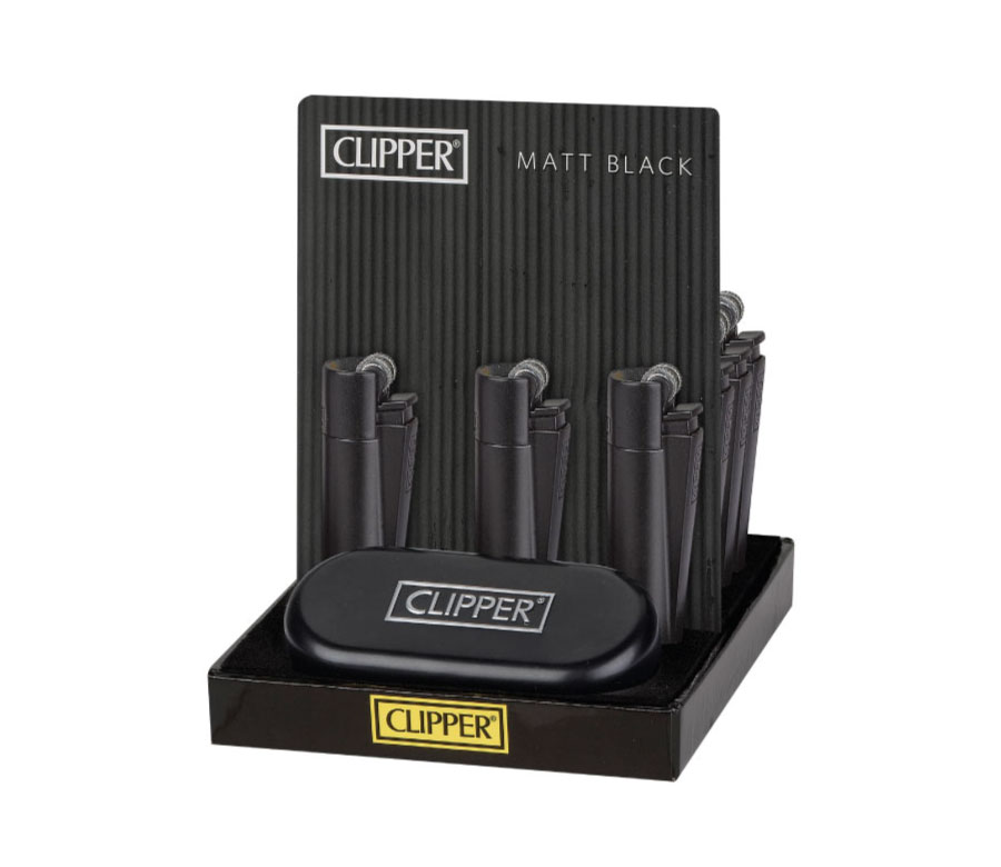 B12 CLIPPER CLASSIC Metal Large Matt Black