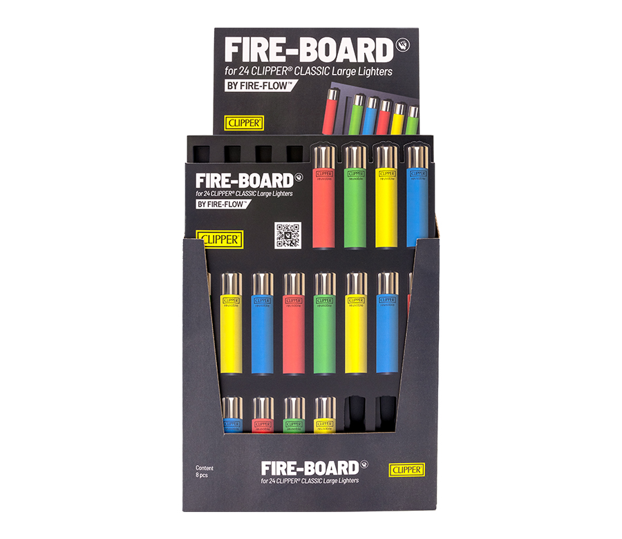 B8 FIRE-FLOW™ FIRE-BOARD®  (for 24 CLIPPER lighters)