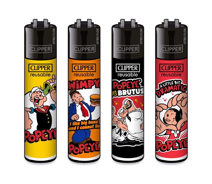 Lufter, Clipper, wiederverwendbar, Popeye, Flasche
