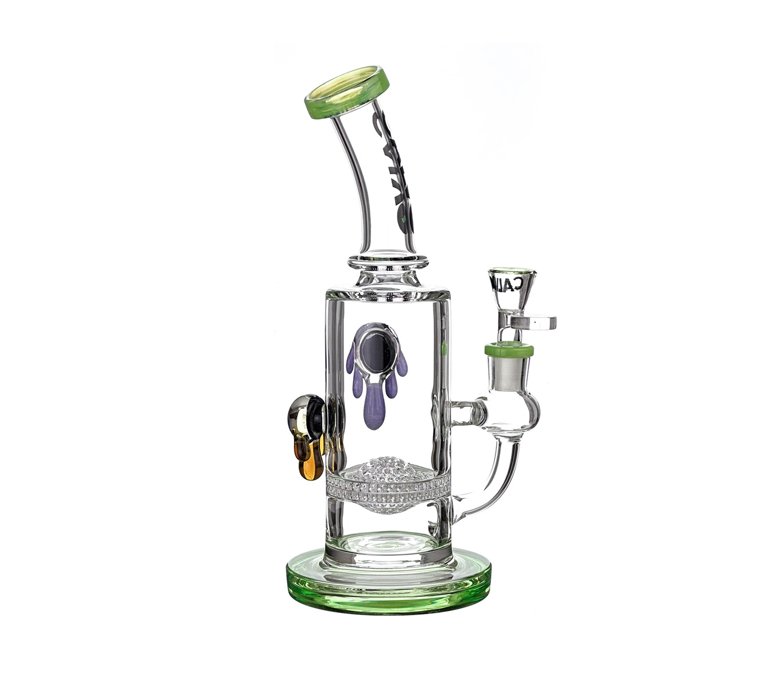 B1 CALVO® Double Implossion Rig + Perc Ball (H 26 cm / Ø x 14 mm)