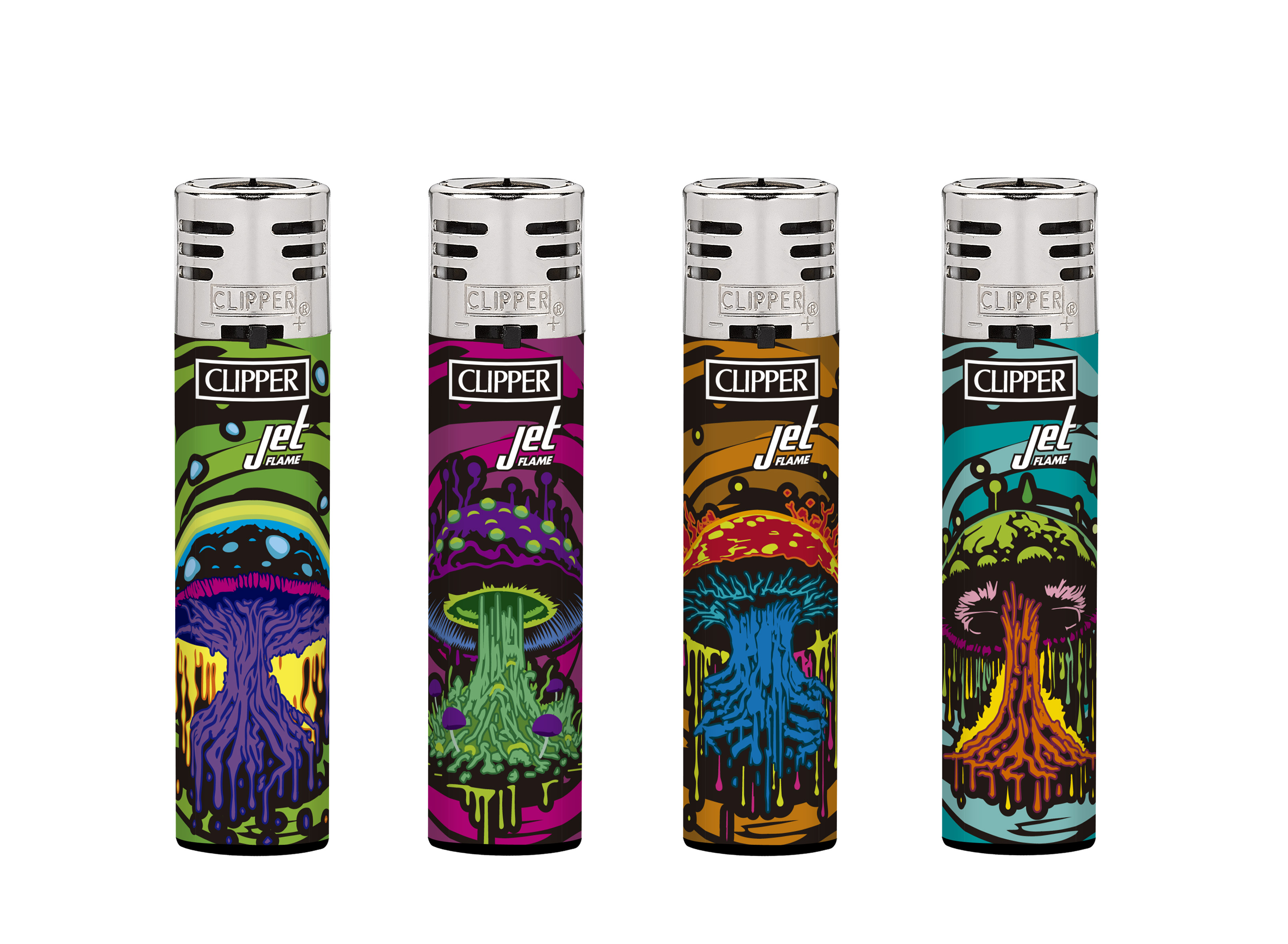 B48 CLIPPER CLASSIC Large Jet Flame Dark Mushrooms