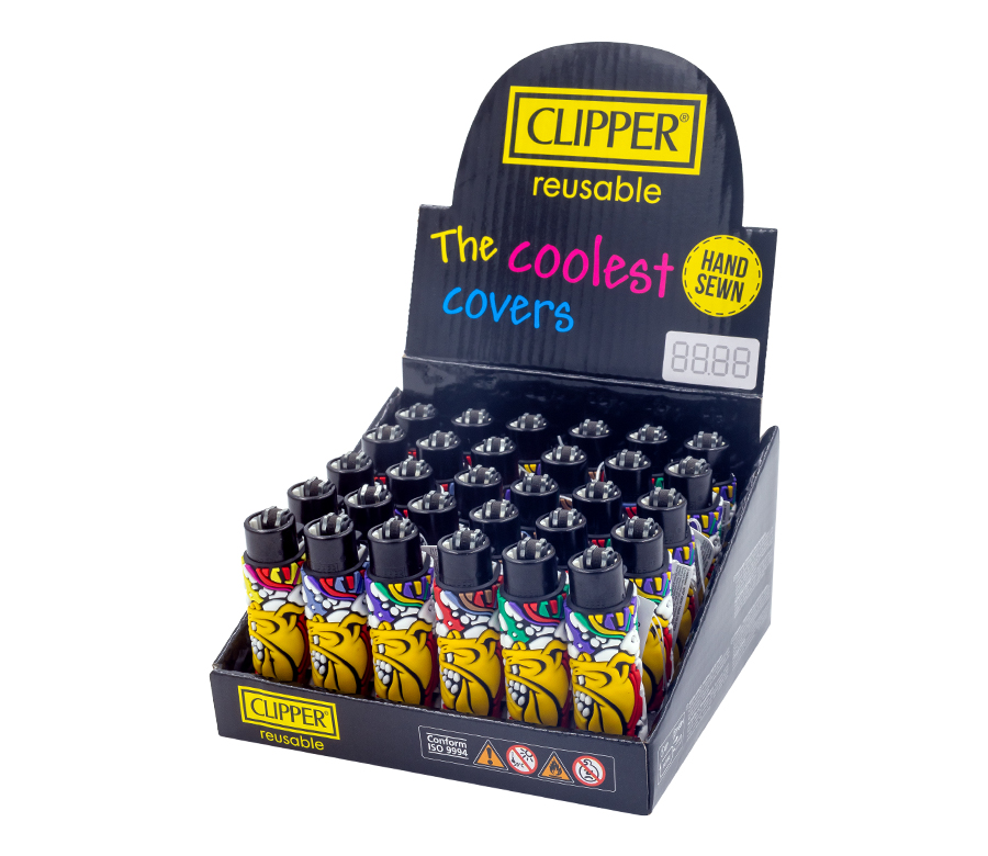 B30 CLIPPER COVERS PVC Large Bulldog Comic