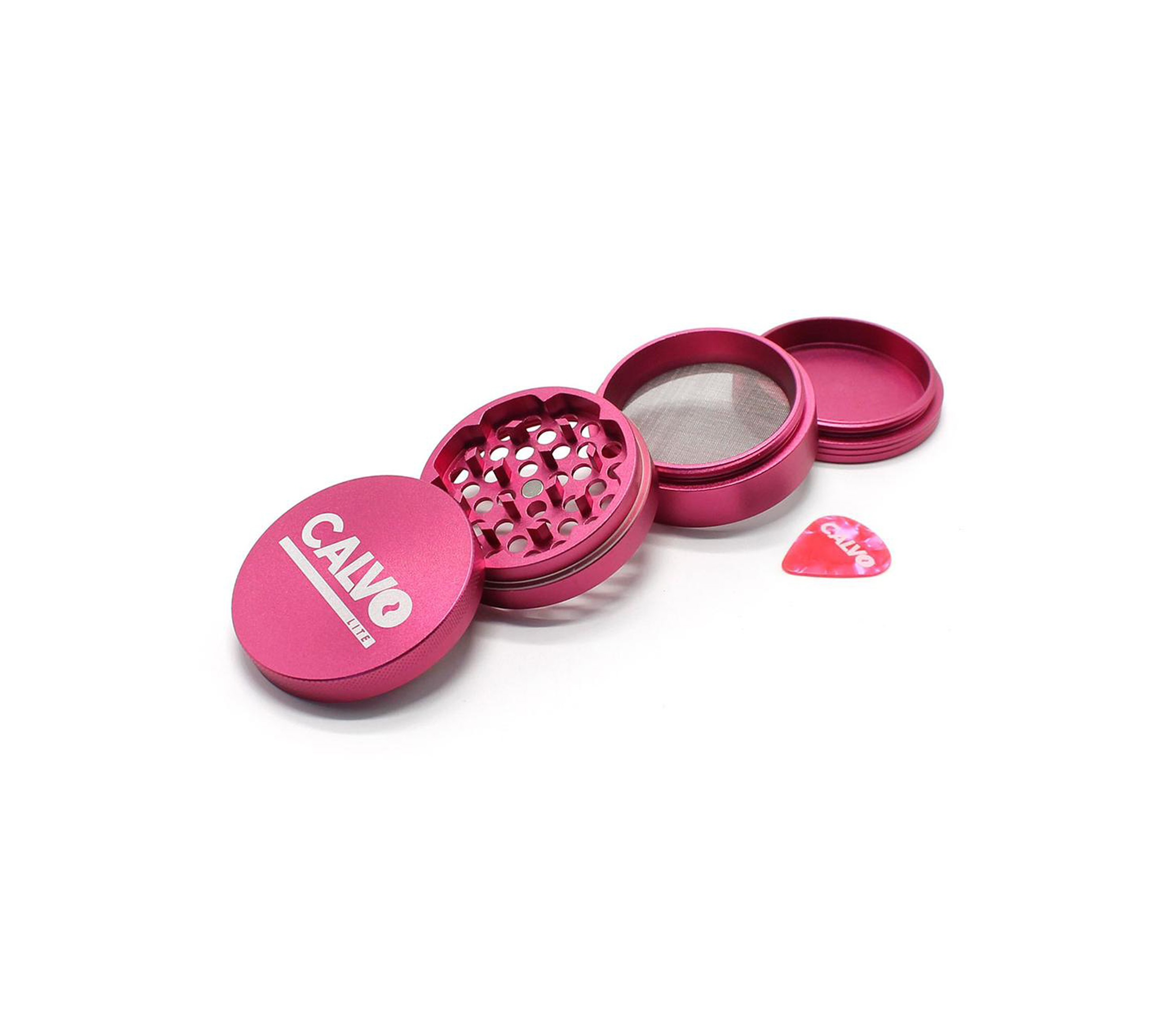 grinder, grinder, herbal, metal, pink