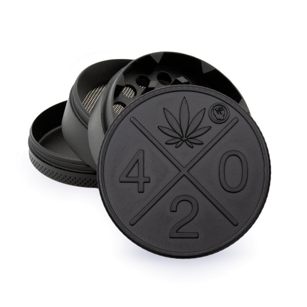 B6 FIRE-FLOW™ Metal Grinder Black 420 (⌀50 mm / 4-parts)