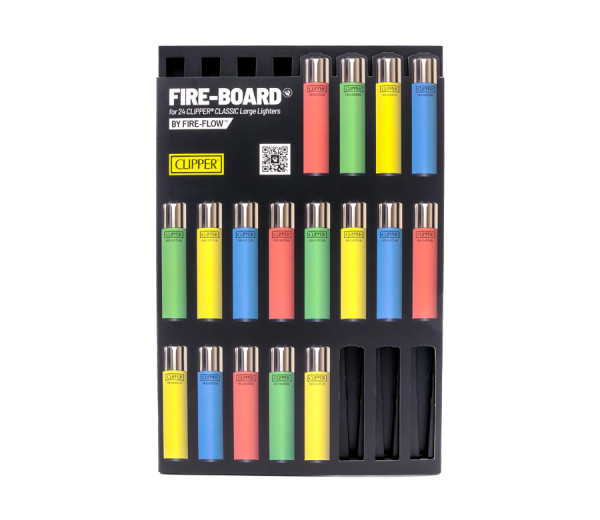 FIRE-FLOW™ FIRE-BOARD® (for 24 CLIPPER lighters)