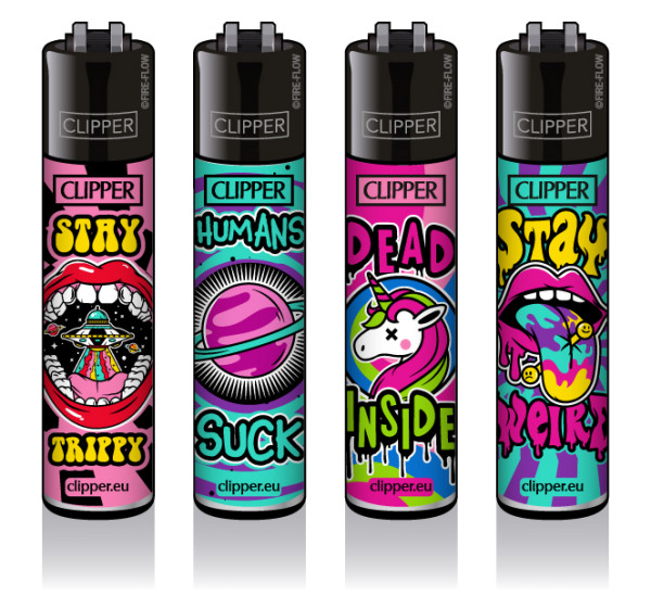 4er Set CLIPPER CLASSIC Large Trippy
