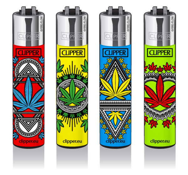 4er Set CLIPPER CLASSIC Large Leaves 1a
