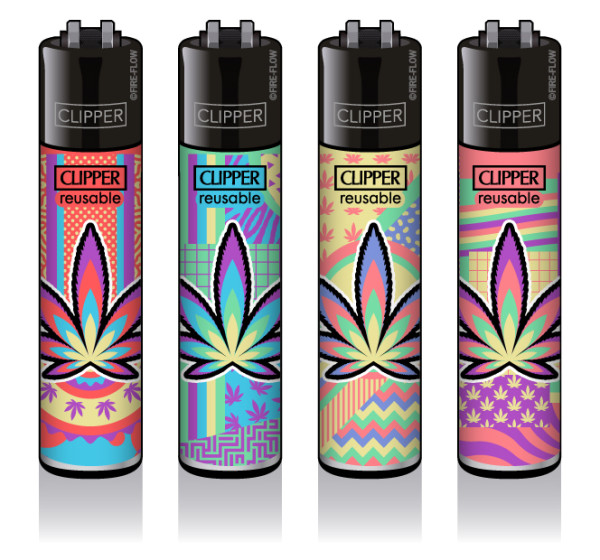 4er Set CLIPPER CLASSIC Large Leaves #36
