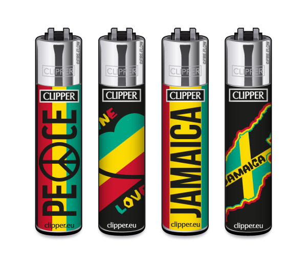 4er Set CLIPPER CLASSIC Large Rastafari