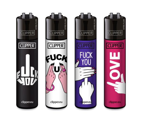 4er Set CLIPPER CLASSIC Large F**** You