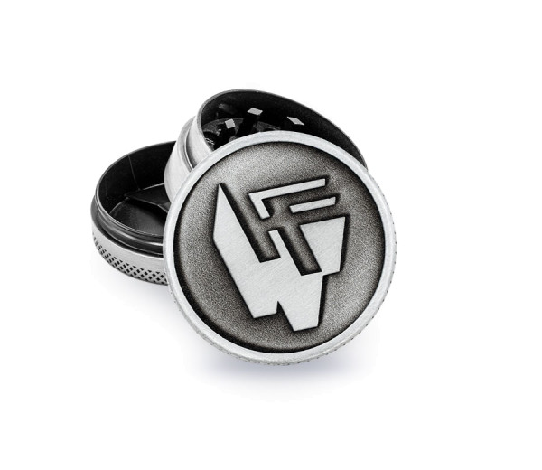 FIRE-FLOW™ Metal Grinder Silver FIRE-FLOW™ (⌀40 mm / 3-parts)