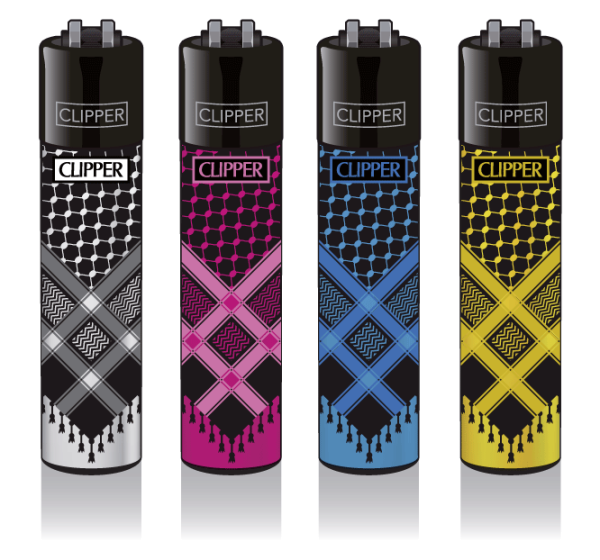 4er Set CLIPPER CLASSIC Large Pali Pattern