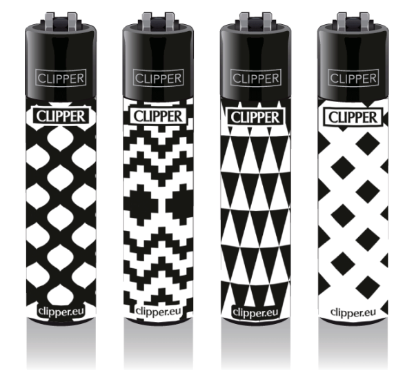 4er Set CLIPPER CLASSIC Large Geometric