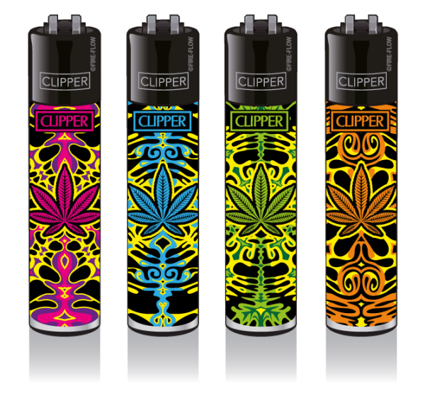 4er Set CLIPPER CLASSIC Large Trance Leaf #4