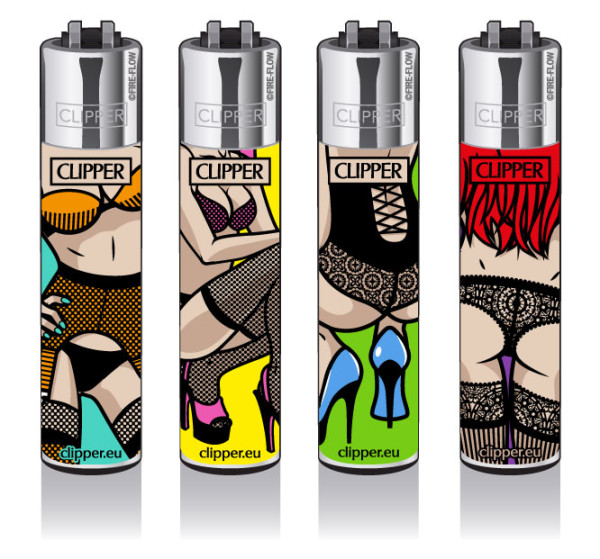 4er Set CLIPPER CLASSIC Large Pop Art Porn #2