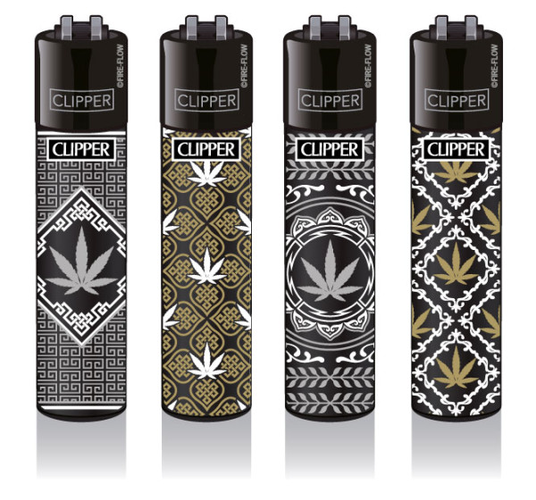 4er Set CLIPPER CLASSIC Large Tribez Leaf